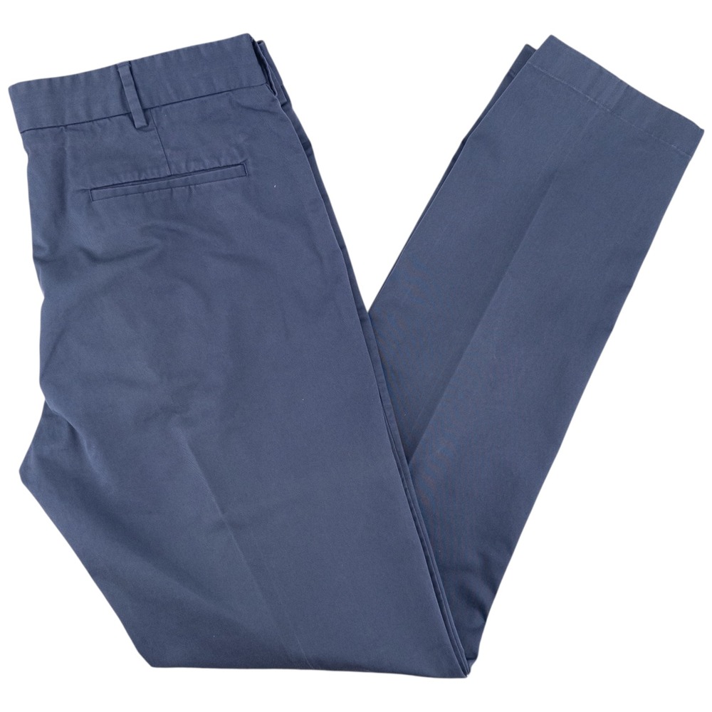 Spoke Men's 37x34 Sharps Build B Trousers Blue‎ Cotton Twill Regular Fit Chino